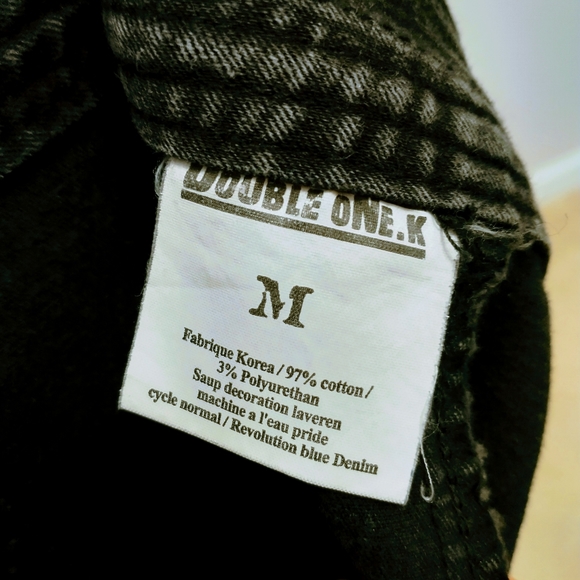 Doubleone.K Black Jean Mini Skirt - Picture 12 of 12